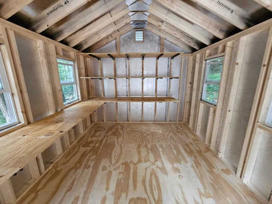 DIY Shelving for Sheds