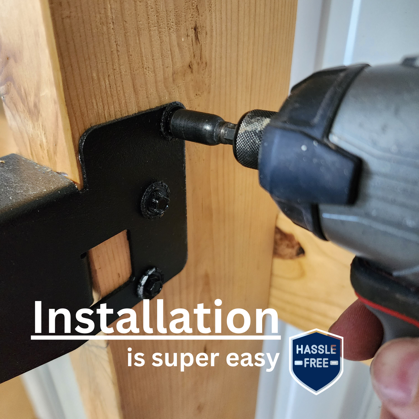 Installing a rapid shelves bracket is easy and hassle free